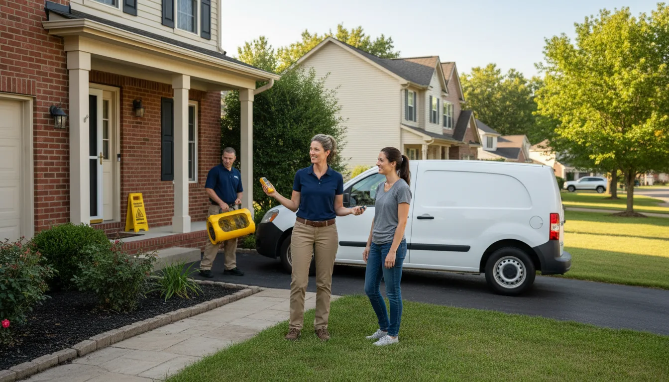 Water restoration image for Dehumidification And Cleanup Services in Prince George, VA